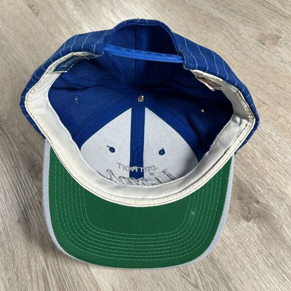 Vintage Sports Specialties Detroit Lions Script Hat Snapback NFL Blue‎ Wool Cap - Picture 3 of 9